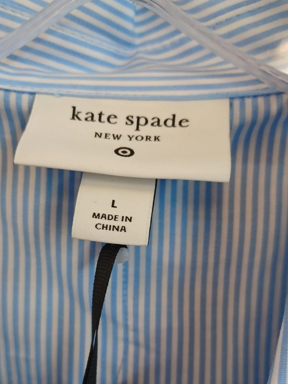 Kate Spade For Target Blue White Shirtdress NWT
